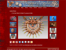 Tablet Screenshot of lorenaangulo.com